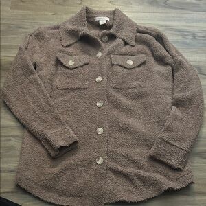 Sincerely Jules Brown Teddy Jacket